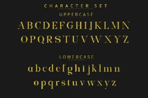 Exclusive font