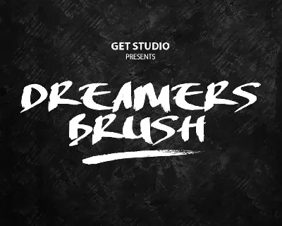 Dreamers Brush font