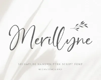 Merillyne font