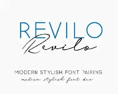 Revilo San Typeface font
