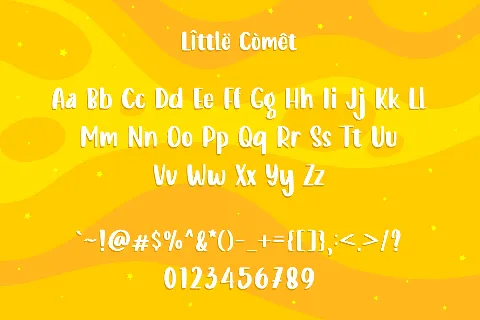 Little Comet Demo font