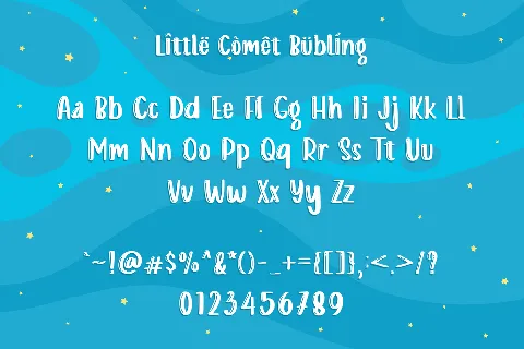 Little Comet Demo font