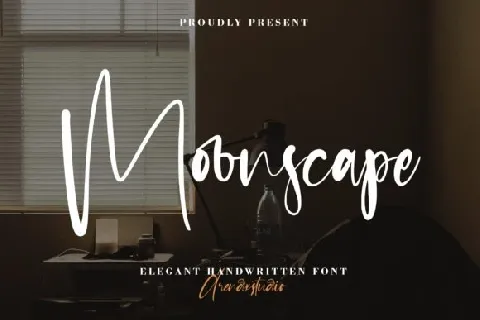 Moonscape font