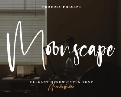 Moonscape font