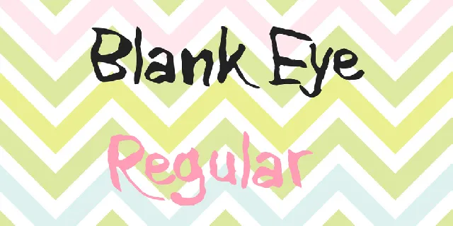 Blank Eye font