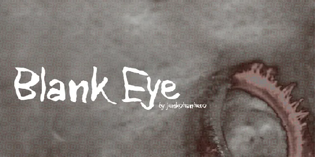 Blank Eye font