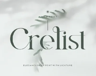 Crelist font