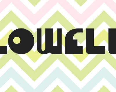 Lowell font