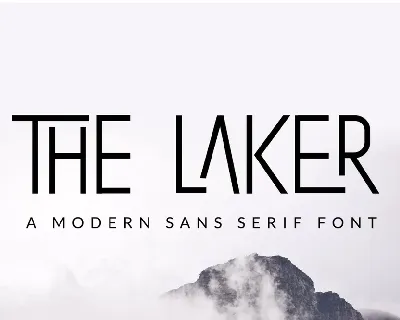 The Laker font