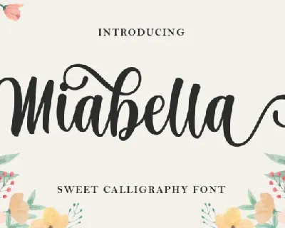 Miabella font