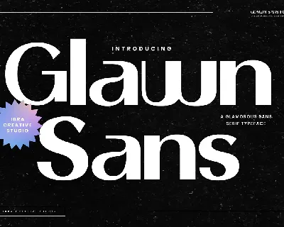 Glawn Sans font