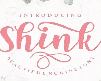 Shink font