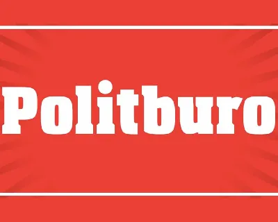 Politburo font