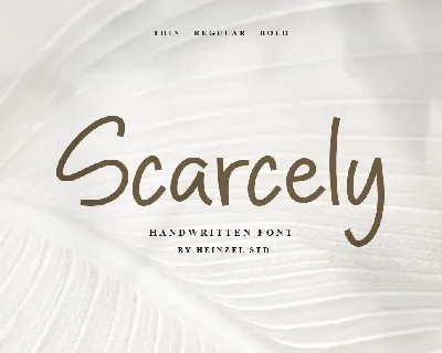 Scarcely font