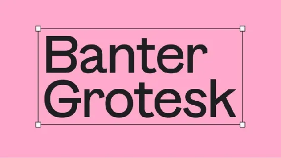 Banter Grotesk Family font