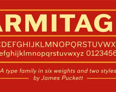 Armitage Family font