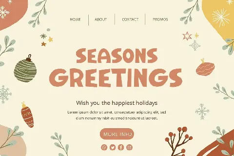 Welcome Christmas font