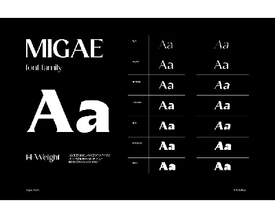 Migae font