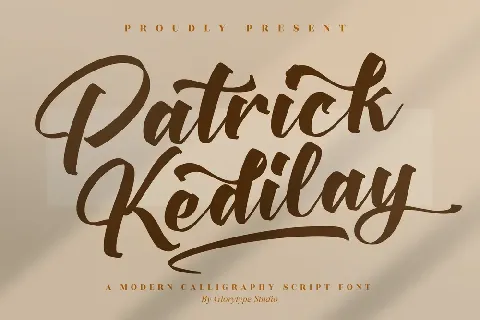 Patrick Kedilay font