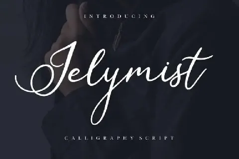Jelymist Calligraphy font