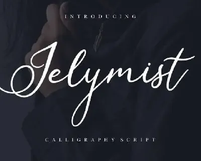 Jelymist Calligraphy font