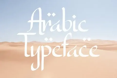 Blessed Eid Arabic Style font