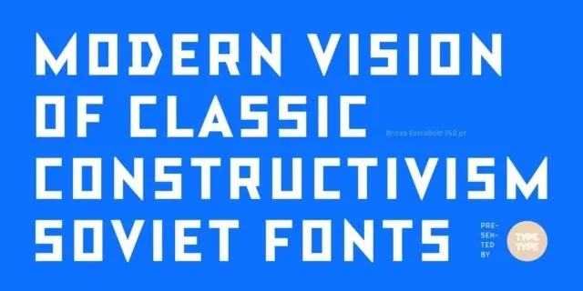 TT Bricks font