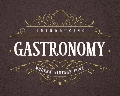 Gastronomy font