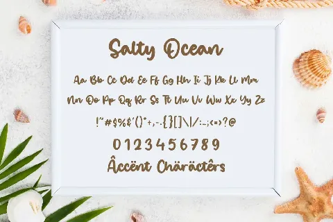 Salty Ocean font