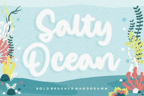 Salty Ocean font