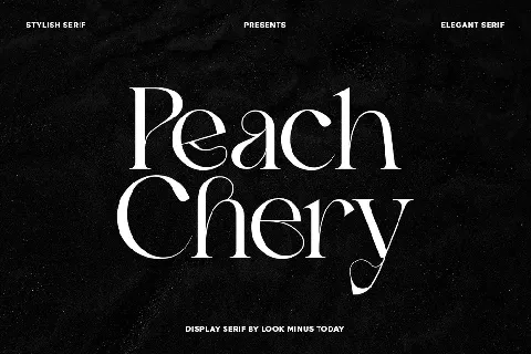 Peach Chery font