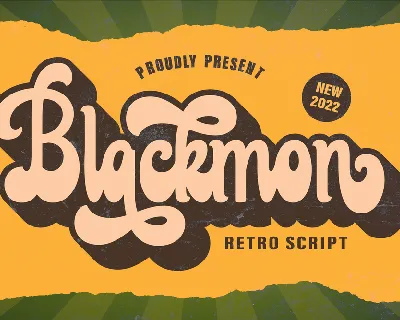 Blackmon font