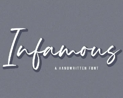 Infamous font