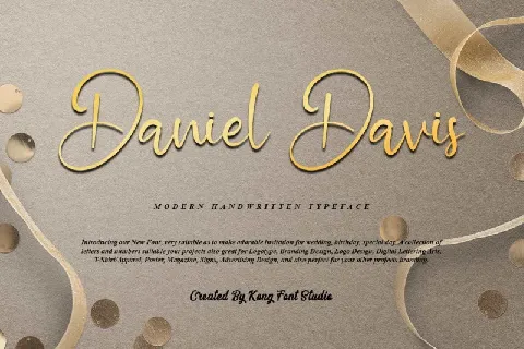 Daniel Davis font