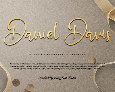 Daniel Davis font