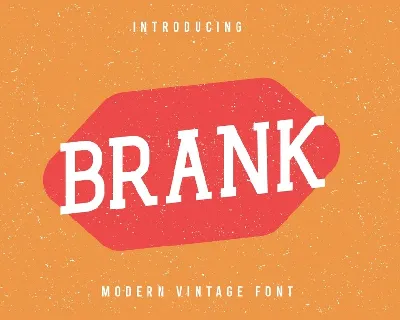 Brank font