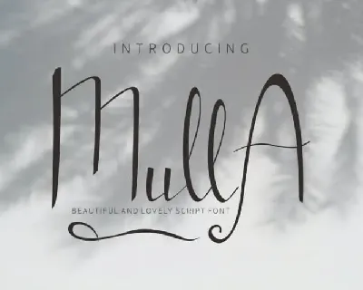 Mulla Handwritten font