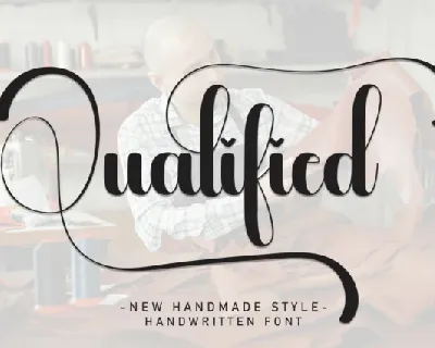 Qualified Script Typeface font