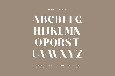 Palm Royale font