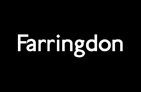 Farringdon font