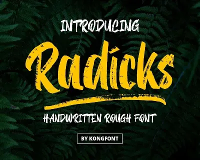 Radicks font