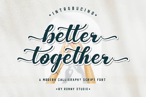 Better Together font