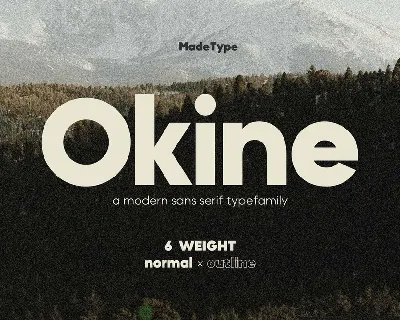 Okine font