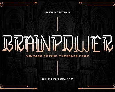 Brainpower font