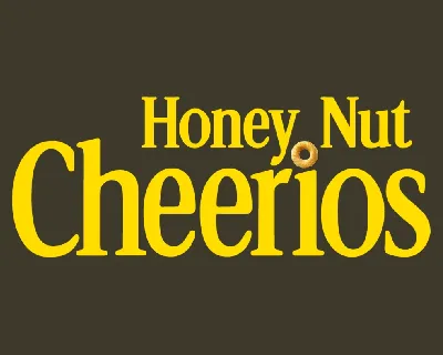Cheerios font