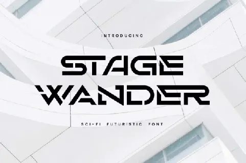 Stage Wander font