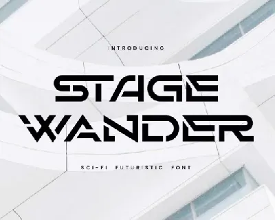 Stage Wander font