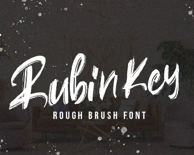 Rubin Key font