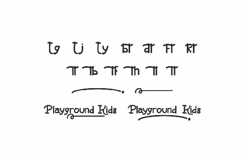 Playground Kids Demo font