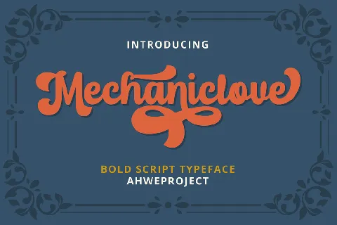 Mechaniclove font